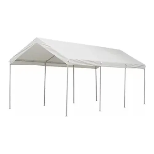Toldo Carpa Grande Reforzado Prv rud 6x3m impermeable color blanco