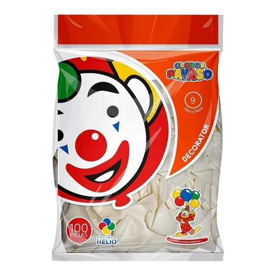 Globos Payaso #9 Decorator 100 Pzas Elige Color
