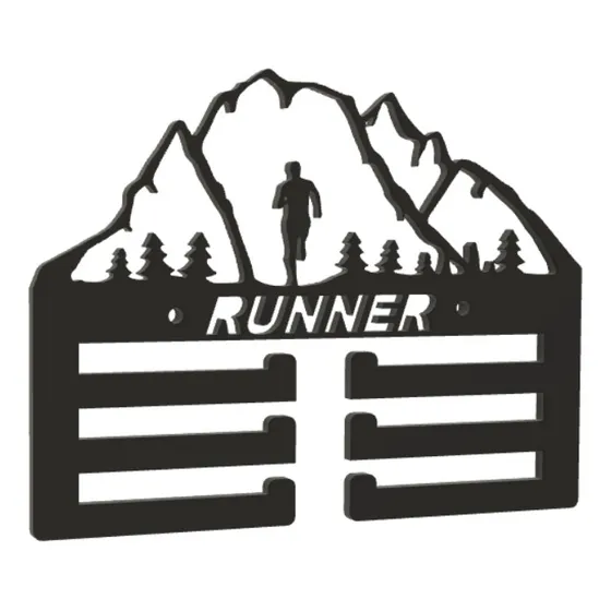 Medallero Running Soporte Para Medallas De Runner A Muro