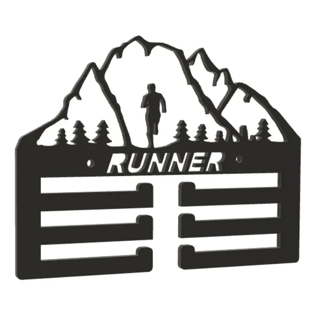 Medallero Running Soporte Para Medallas De Runner A Muro