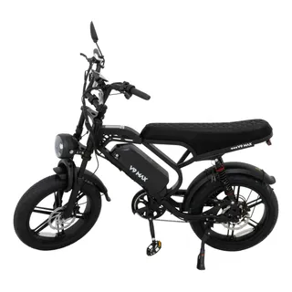Bicicleta Bike Eletrica V9 Max 1000w 32km Autopropelido Nfc Preto