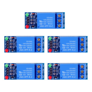 5 Piezas Modulo Relevador Relay 1 Canal 12v Rele Arduino 5 Piezas Modulo Relevador Relay 1 Canal 12v Rele Arduino