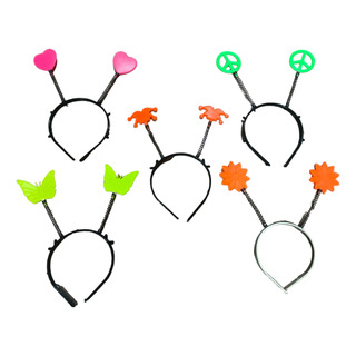 Vinchas Fluo Con Resorte Y Formas X12 Cotillón Carioca Vinchas Fluo Con Resorte Y Formas X12 Cotillón Carioca