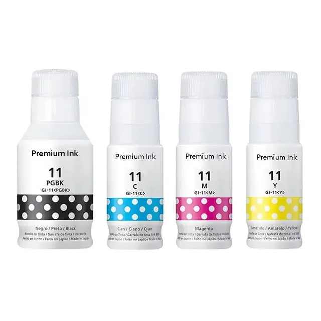 Tinta Botellas Recarga 70ml G1130 G2170 G3170 G4170 4 Unid.