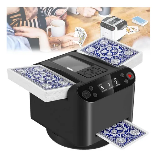 Barajador Automático De Cartas Richwon Recargable Bajo Barajador Automático De Cartas Richwon Recargable Bajo