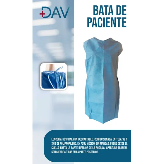 Oferta Por Bulto De Bata Para Paciente En Tela Sms