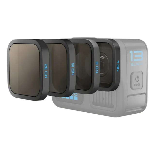 Kit de filtros de cámara ND4/ND8/ND16/ND32 Hero 13 Black - Gopro Color Black
