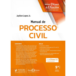Manual De Processo Civil - 5 Edição 2025 Juspodivm Manual De Processo Civil - 5 Edição 2025 Juspodivm