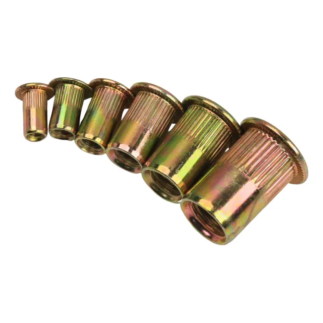 Tuercas De Remache Roscadas M4x0.75 Pack 100 Und Acero