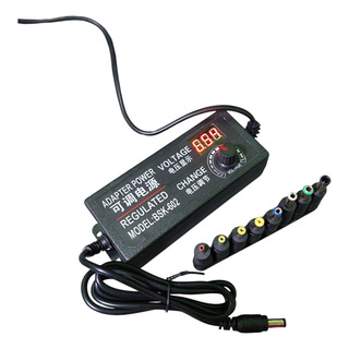 Eliminador Fuente Alimentación 3 A 12 V Regulable Y 8 Adapta Eliminador Fuente Alimentación 3 A 12 V Regulable Y 8 Adapta