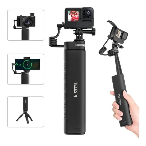 Selfie Stick Recargable Batería Externa Gopro Insta360 Dji 