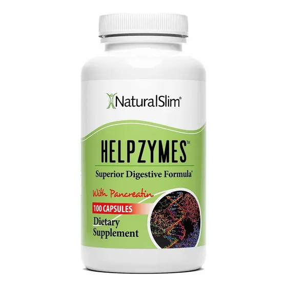 Helpzymes Enzimas Digestivas Naturalslim 100 Caps Pancreatin