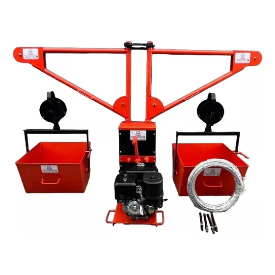 Winche De Construcción Con Motor Gasolinero De 13hp