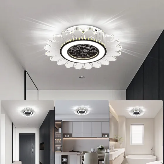 Lámpara De Techo Led Decorativas 3 Modelos Control Luz