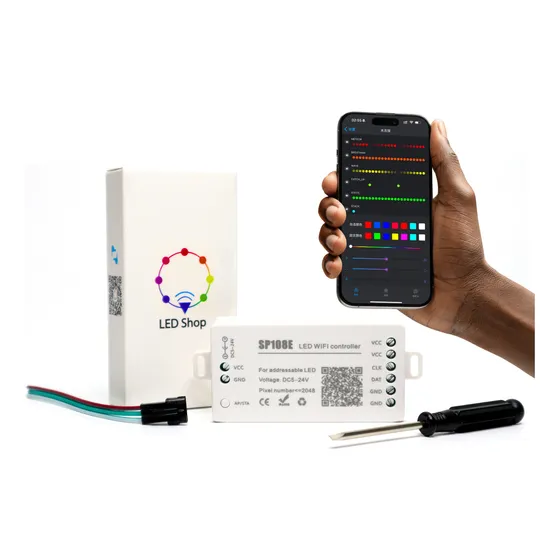 Controladora Musical Sp108e Wifi Digital Led Ws2811 Ws2812