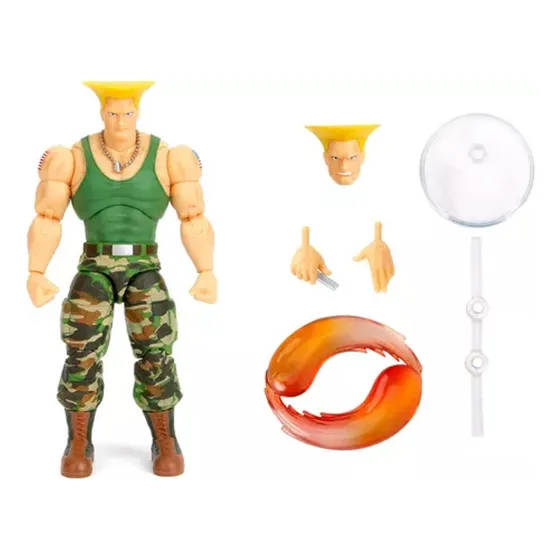 Street Fighter Guile Figura Muñeco Juguete Coleccion Jada