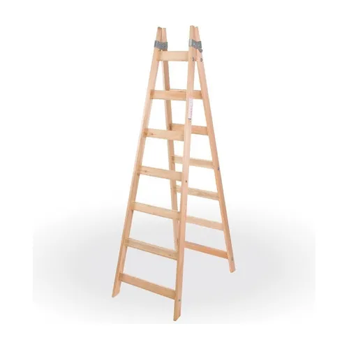 Escalera Pintor De Madera Reforzada 7 Escalones - Prestigio