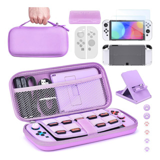 Kit De Accesorios Estuches Para Nintendo Switch Oled 26pzs Kit De Accesorios Estuches Para Nintendo Switch Oled 26pzs