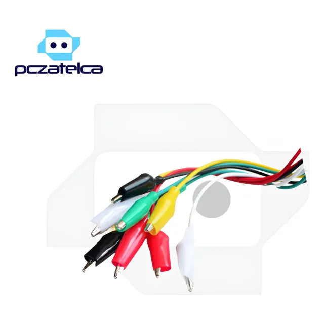 Cables Caimán Juego 10 Unidades De Doble Punta