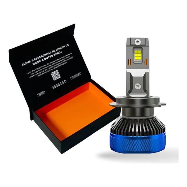 Par De Ultraled Canbus K7c 38000lm 6000k H1 H4 H7 H8 H11 Hb3