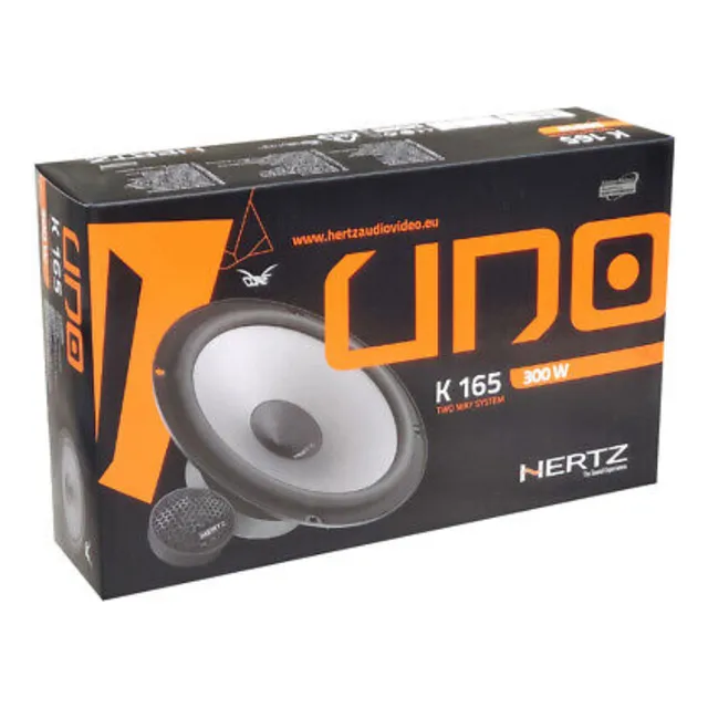 Set Componentes Hertz Uno K165 6.5pulg 300w