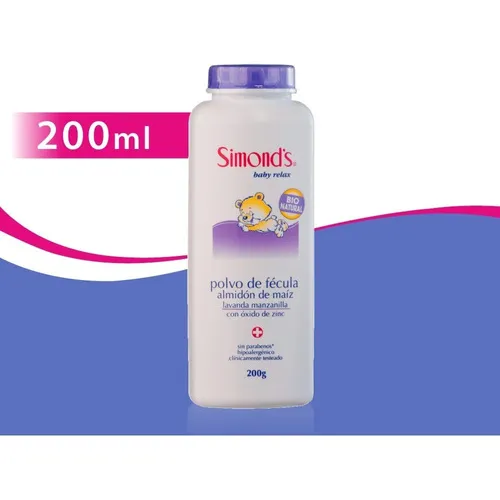 Simonds Polvo De Fecula Lavanda Manzanilla 200 G