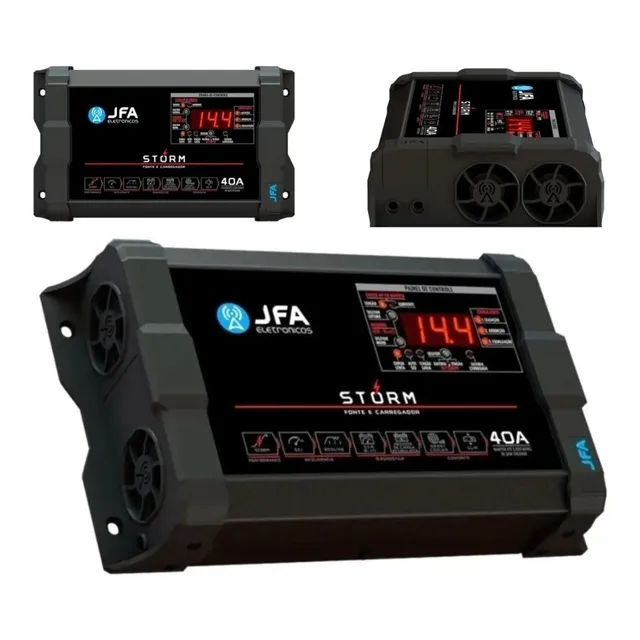 Jfa 36 A Slim - Fonte Carregador Bateria Sistema Inteligente