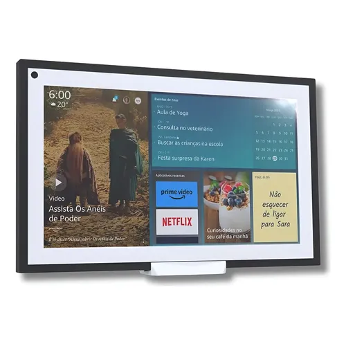 Smart Display Echo Show 15 (2ª Geração) Amazon Com 15,6 Fu