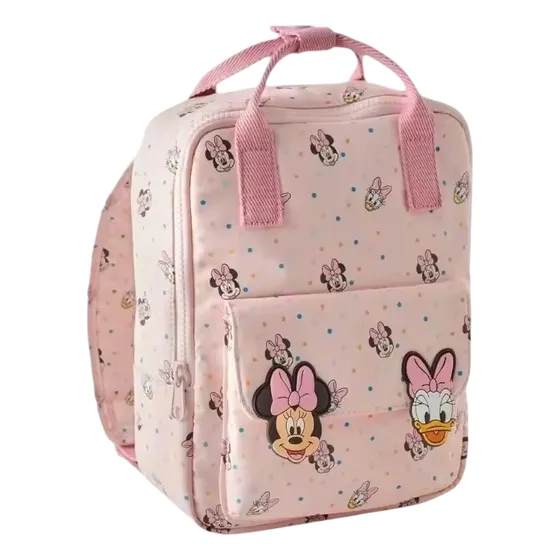 Maleta Bolso Morral Escolar Minnie Mouse Niños Jardin
