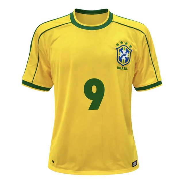 Camisa Brasil Masculina Versão Retrô Comemorativa