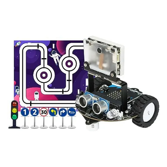 Robot Car Yahboom Micro:bit Pro - Inteligente, Control Remot