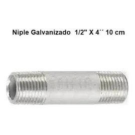 Niple Galvanizado 1/2 4 Pulgada 10cm F5