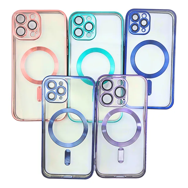 Carcasa Estuche Funda Case Para iPhone | 15 | 14 | 13 | 12 | 11 | Plus | Pro | Pro Max | Magnético Magsafe + Protector Cámaras Incluido