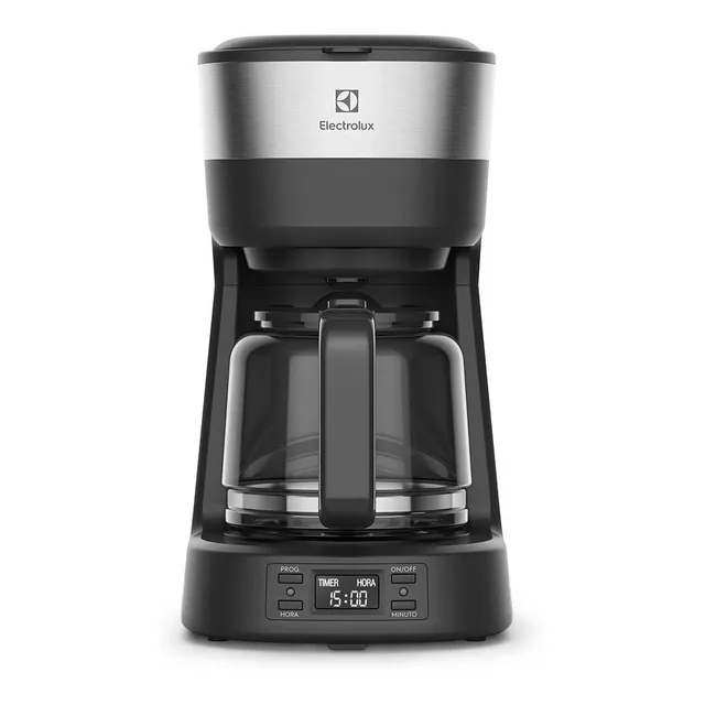 Cafeteira Elétrica Electrolux ECM25 Experience Programável Com Timer Preto E Inox 127V