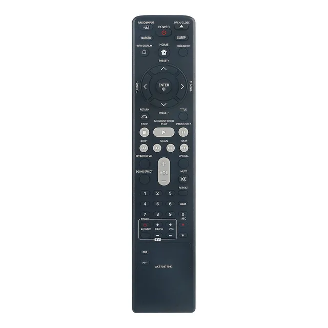 Control Remoto Akb70877943 De Repuesto Compatible Con LG Dvd