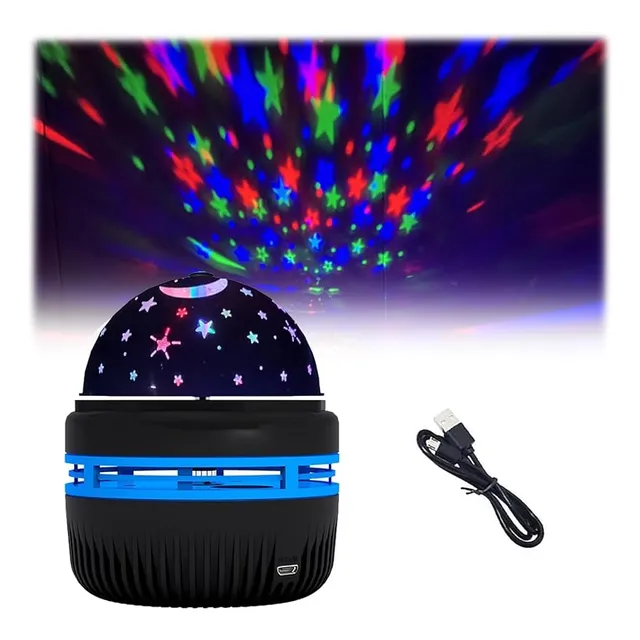 Lámpara De Proyector Led Colorida Con Forma De Estrella De L
