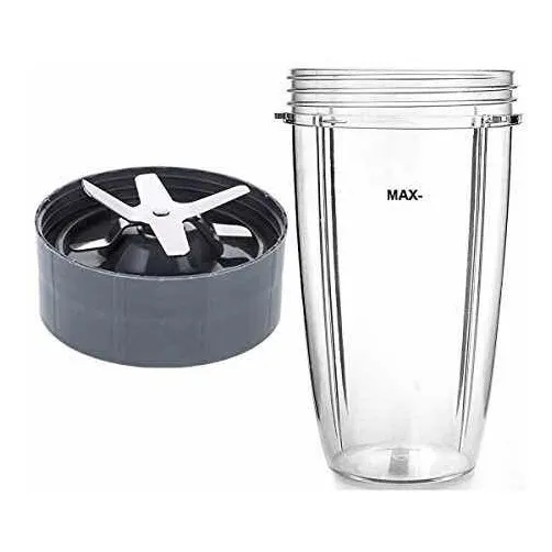Kit Vaso De 24 Onzas Mas Cuchilla Para Nutribullet 600/900w
