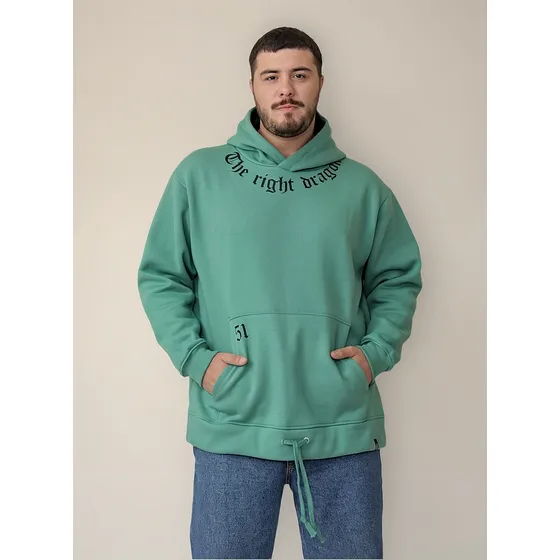 Buzo Canguro M51jean Hombre Estampado Cn Capucha