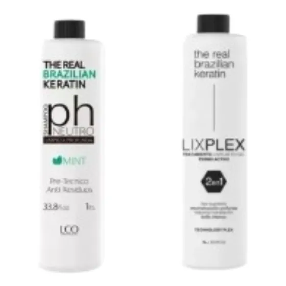 Kit Sampoo Neutro + Alisado Lixplex 