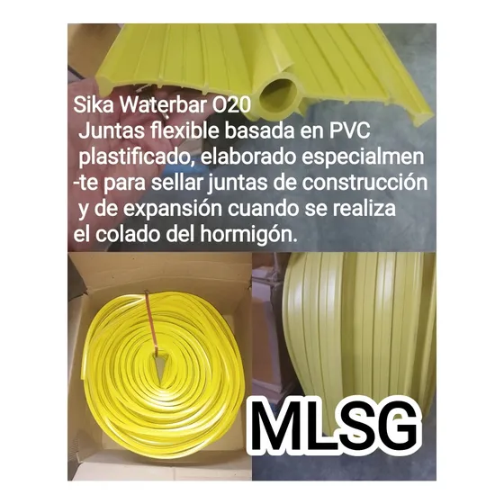 Junta Water Stop, Sika Waterbars O-22 Por Metro Lineal