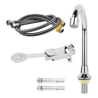 Q Grifo De Lavabo Y Fregadero Con Pedal G1/2 With Water Q Grifo De Lavabo Y Fregadero Con Pedal G1/2 With Water