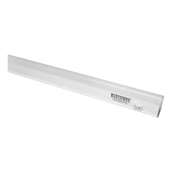 Luminária Taschibra Linear Slim Led 60cm 7w Com Interruptor 
