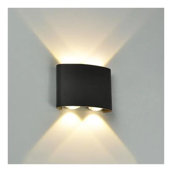 Lámpara Foco Aplique Pared Led 4w Uso Exterior Interior Ip65
