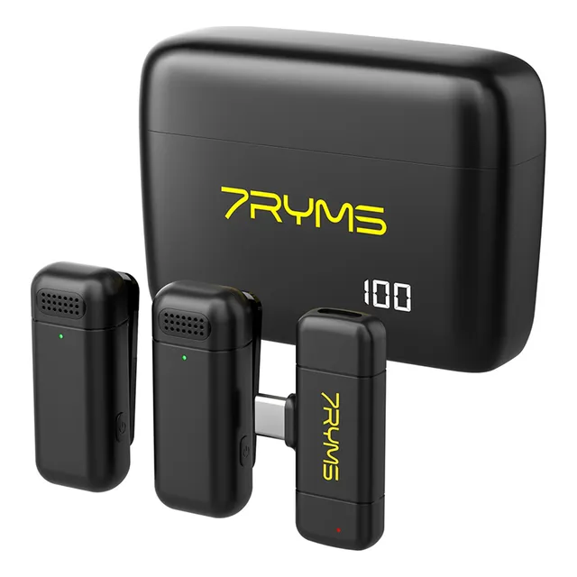 Micrófono De Solapa Inalámbrico Para Teléfono Tableta Y Pc