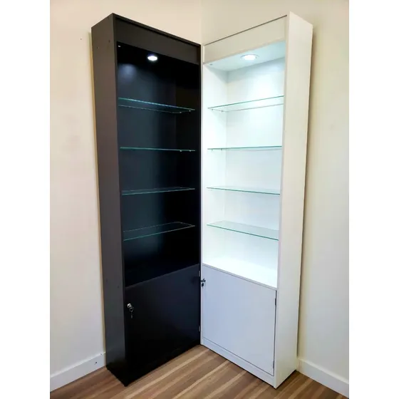 2 Armários Led Celulares Assistência Técnica Aparelhos