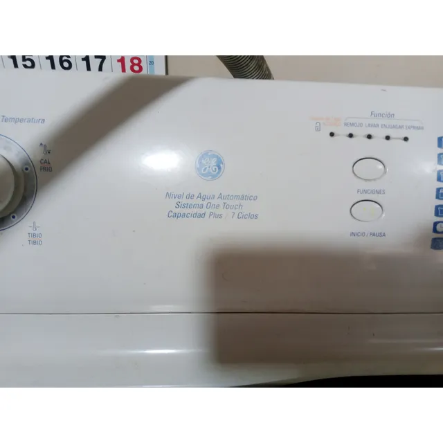 Lavadora General Electric Tl903pb 12kg, Top Load