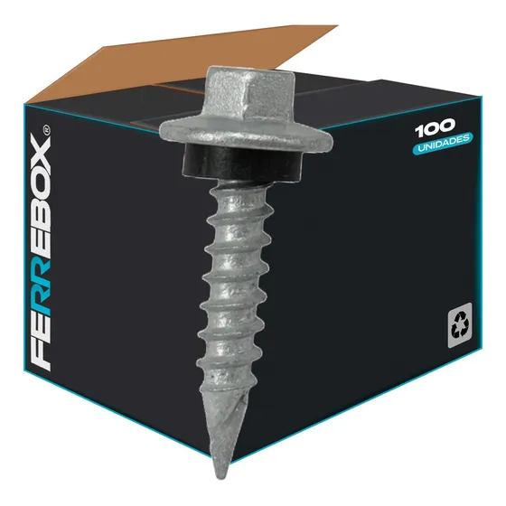 100 Uni Tonillo Autoper Hex Tapfast #10-12x4 1/2 | Ascrew