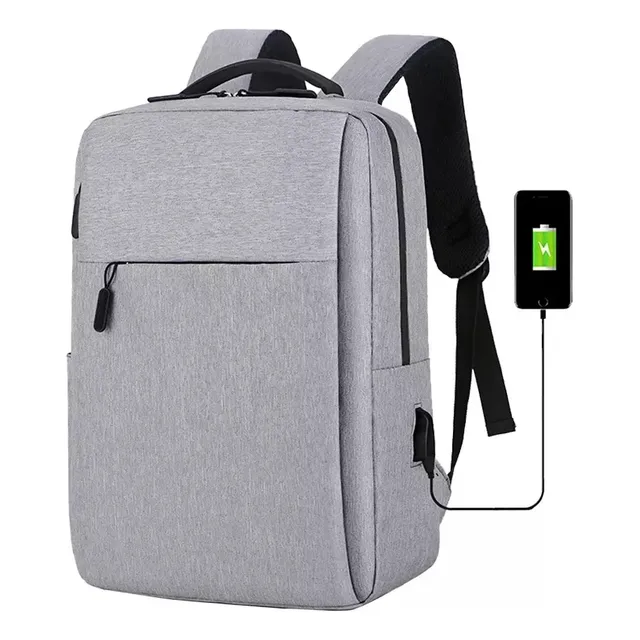 Mochila Antirrobo Impermeable Escolar Laptop 15.6 Carga Usb