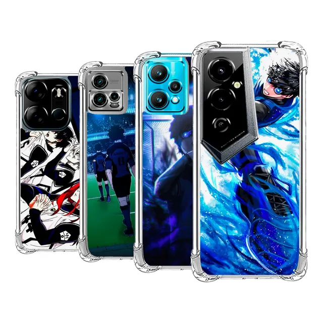 Forro Blue Lock Xiaomi Samsung Tecno Infinix Motorola iPhone
