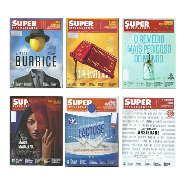 6 Revistas Super Interessante Consultório Recorte Trabalho